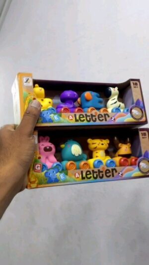 Alphabet Animal Learning Toy for Kids – Fun & Interactive Way to Teach Letters, Words & Animal Names – Perfect for Toddlers - Pack Of 03