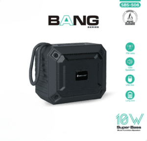 SOVO Bang SBS-506 Bluetooth Speaker – Powerful Bass Wireless Portable Speaker with HD Sound – Built-in Microphone for Hands-Free Calls