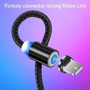 3-in-1 Magnetic Fast Charging Cable for Android & iPhone