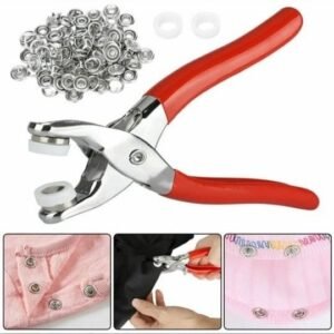 Metal Hand Press Tich Button Machine with 25 Buttons