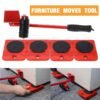 Furniture Mover Lifter Tool Set with Heavy Duty Rollers