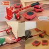 Furniture Mover Lifter Tool Set with Heavy Duty Rollers