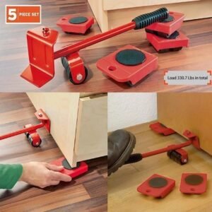 Furniture Mover Lifter Tool Set with Heavy Duty Rollers