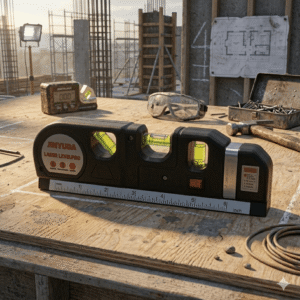 Laser level used for construction site alignment.