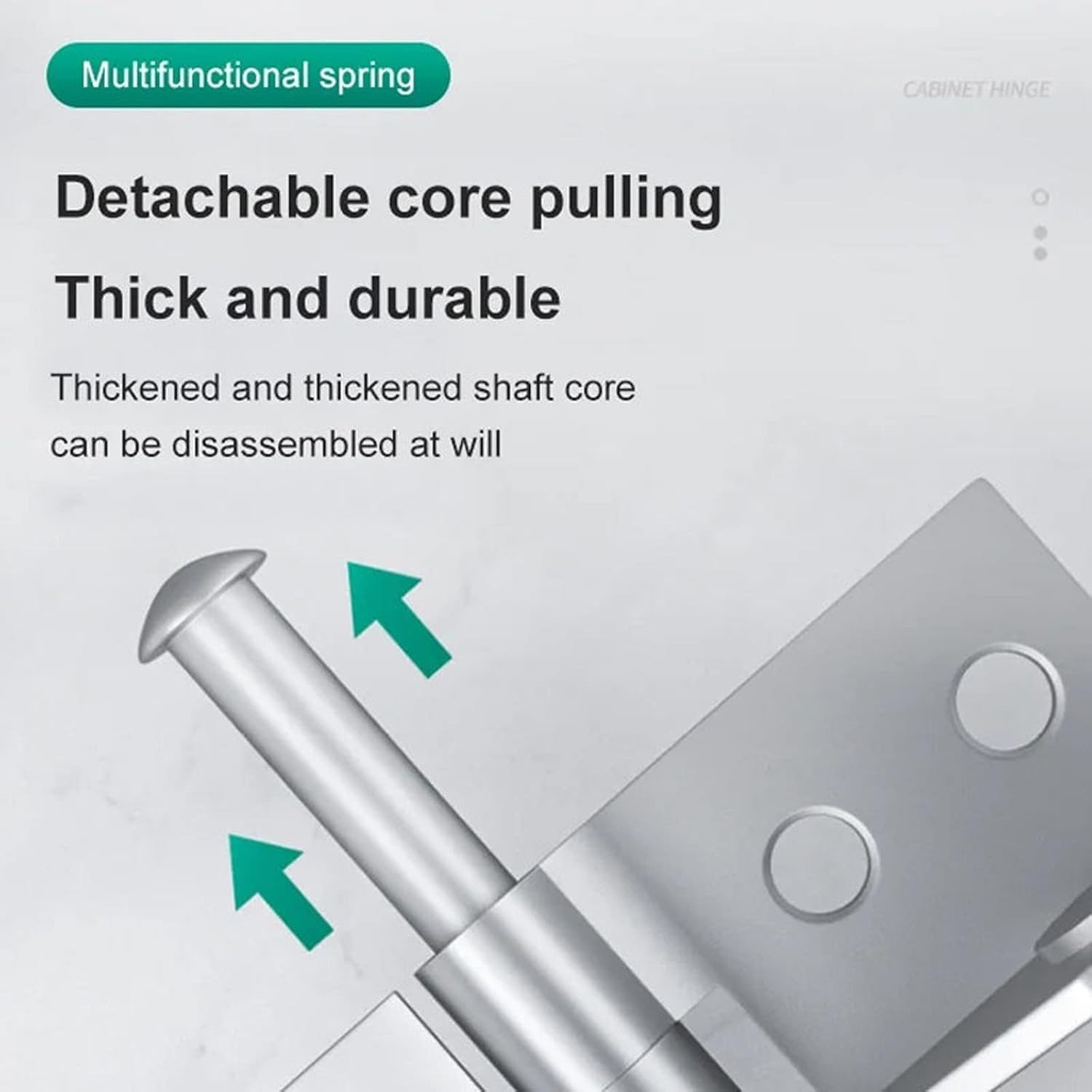 Adjustable Self-Closing Spring Door Hinge With 90-Degree Positioning Automatic Door Closing Mechanism And Durable Construction For Reliable Performance - Image 4