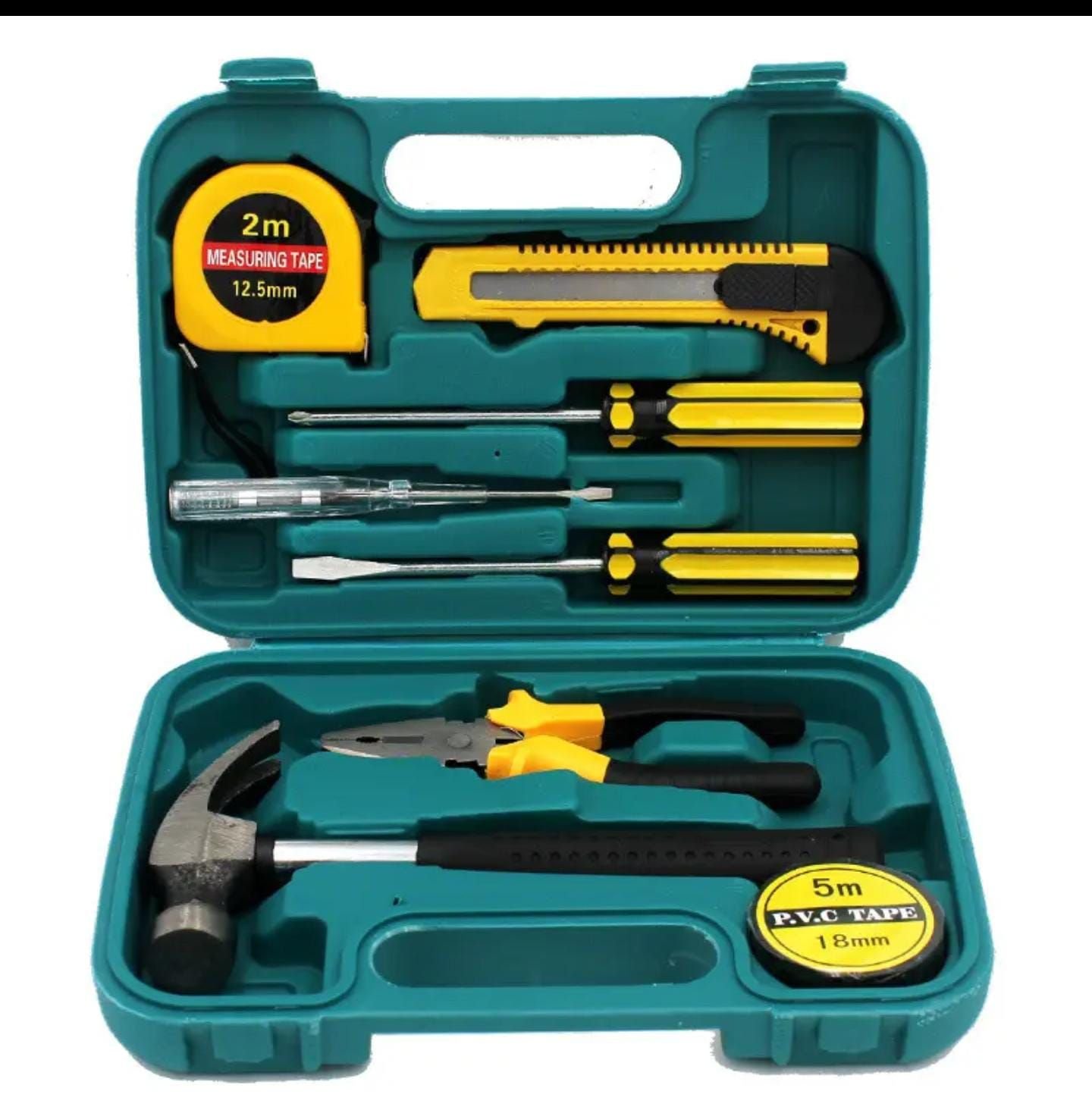 8 Pcs Professional Toolset With Storage Box - Tool Set Designed For Hardware Maintenance And Daily Repair Routine - Image 3