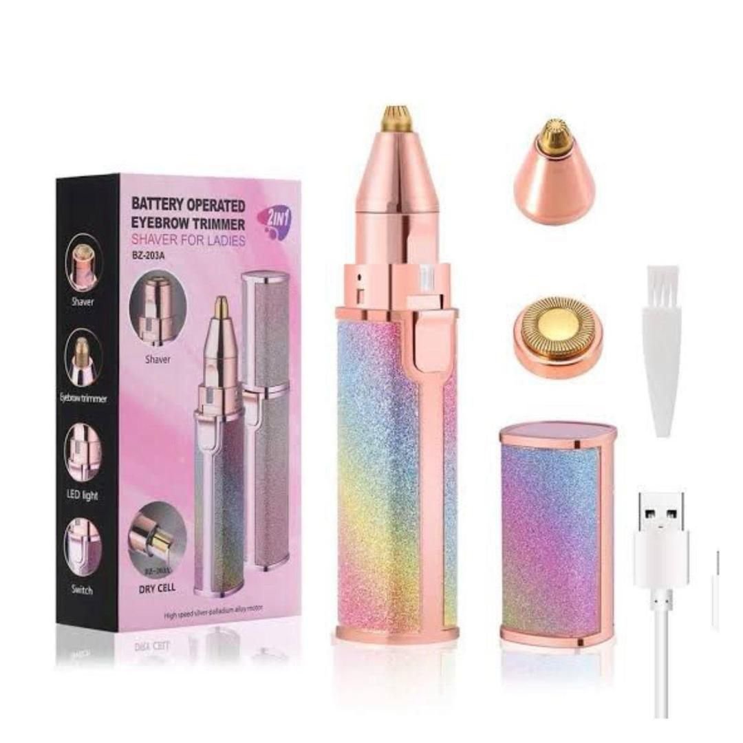 Flawless 2 In 1 Eyebrow Trimmer And Shaver - Grooming Device Designed For Hair Removal And Daily Beauty Routine - Image 5