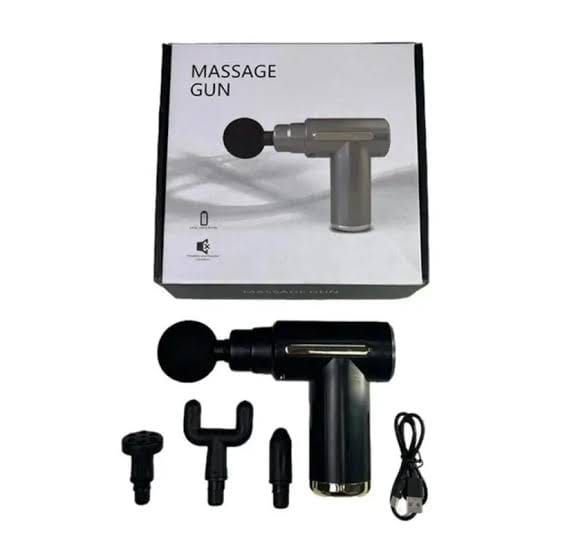 Professional Handheld Deep Tissue Massage Gun with 4 Heads - Image 5