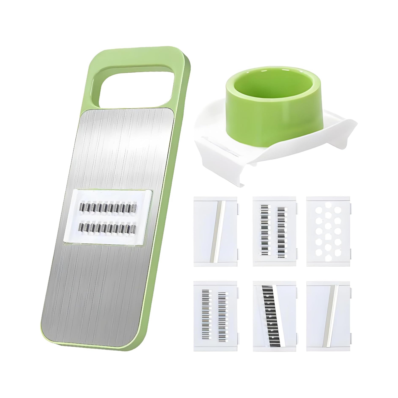 5 in 1 Stainless Steel Multifunctional Vegetable Fruit Slicer & Grater - Image 3
