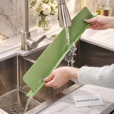 Silicone Sink Baffle Splash Guard - Double Suction - Image 3