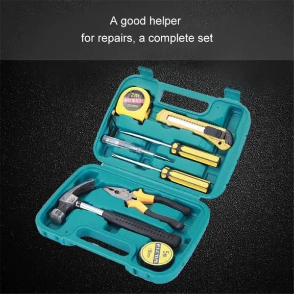 8 Pcs Professional Toolset With Storage Box - Tool Set Designed For Hardware Maintenance And Daily Repair Routine - Image 2