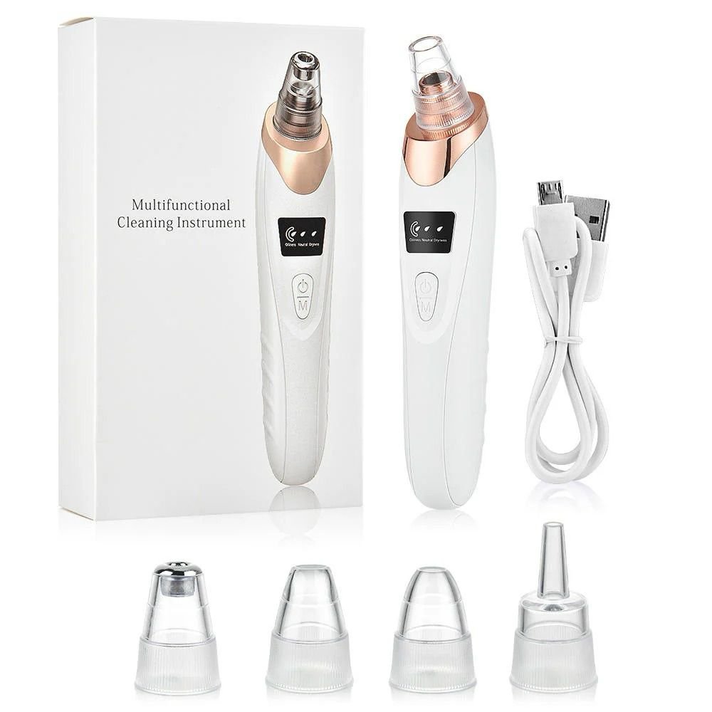 5 In 1 Blackhead Remover Machine Rechargeable Pore Cleaner - Skincare Device Designed For Pore Cleansing And Daily Beauty Routine - Image 3