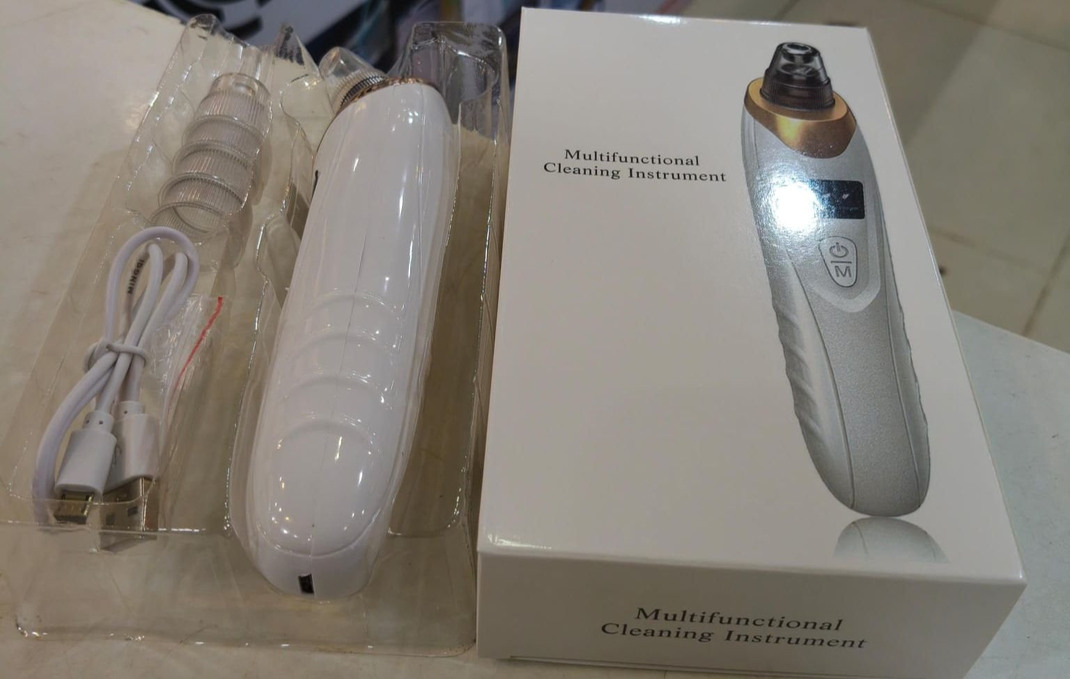 5 In 1 Blackhead Remover Machine Rechargeable Pore Cleaner - Skincare Device Designed For Pore Cleansing And Daily Beauty Routine - Image 5