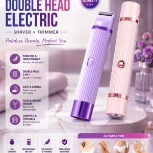 2-in-1 Dual Head Shaver & Electric Trimmer for Women - High Quality