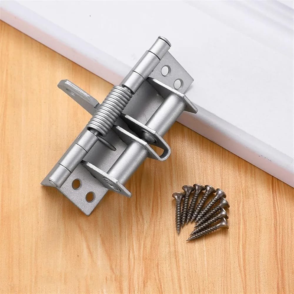 Adjustable Self-Closing Spring Door Hinge With 90-Degree Positioning Automatic Door Closing Mechanism And Durable Construction For Reliable Performance - Image 8